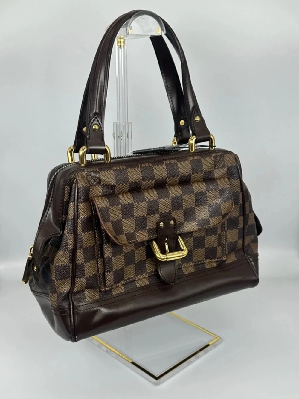 Louis Vuitton Damier Ebene Knightsbridge Top Handle Handbag